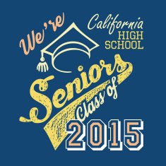 California high school Seniors t-shirt N2