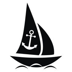 sailboat and anchor