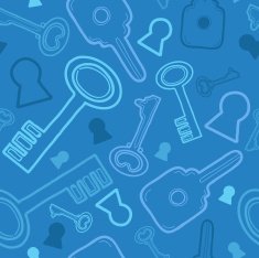 Keys seamless pattern N3
