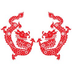 Paper cut dragon N3