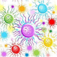 Seamless background - Impregnation N2