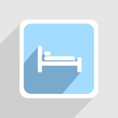Vector blue icon on gray background Eps10 N49