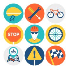 Cycling Icons and Symbols N2