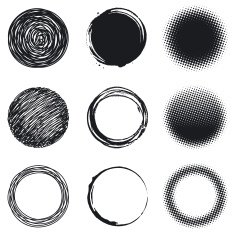 Circle design elements N5