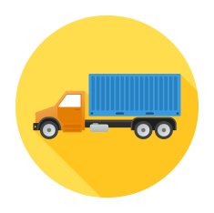 Flat Truck Icon