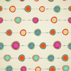 Merry Christmas elements circle bauble seamless pattern N2