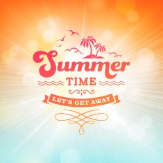 Summer Sunlight Burst Background