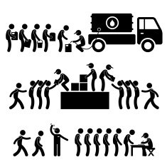 Water Food Stock Supply Relief Pictogram N2