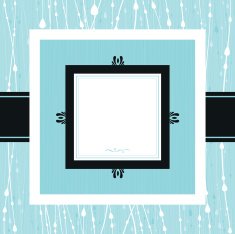 blue square frame N2