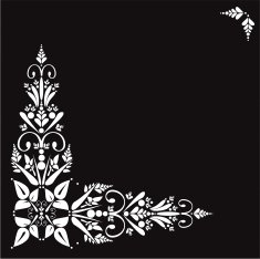Floral ornament border N5