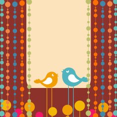 Retro greeting card N11