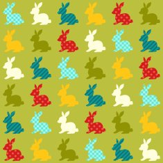 seamless rabbits pattern N13