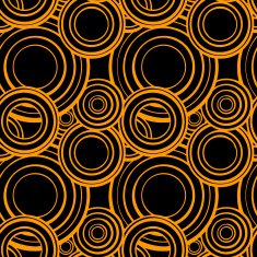 Abstract geometric seamless pattern with circles N15