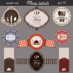 menu labels