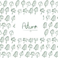 Autumn leaves pattern N19