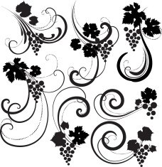 Grape decorative ornaments N2