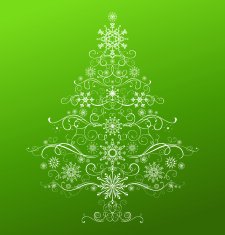 Abstract Christmas Tree N18
