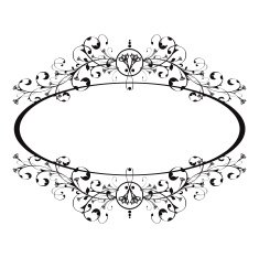 Floral ornament border N6