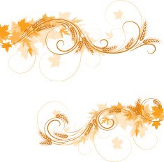 Wheat ornament N10