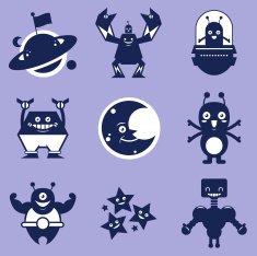 Space character shapes N2