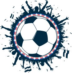 Soccer ball Fans Emblem N2