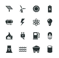 Energy Silhouette Icons N2 free image download