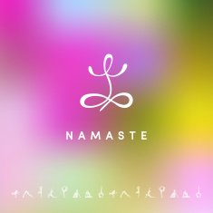 Blured background with yoga logo N11
