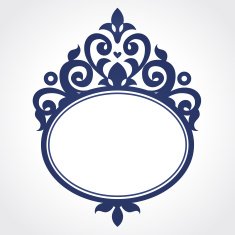 Vintage ornate frame with place for your text N8