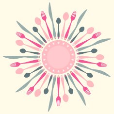 Abstract Cutlery Design N2