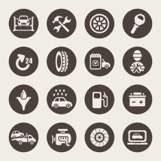 Auto Service Icons N41