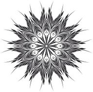 Abstract vintage floral N3