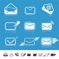 Mail icons set N4