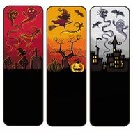 Halloween silhouettes banners