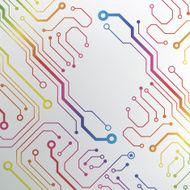 EPS10 vector circuit board background texture N44