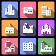 Building flat icons N2
