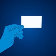 card in hand