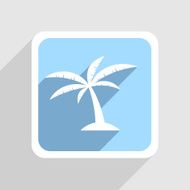 Vector blue icon on gray background Eps10 N51