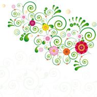 abstract floral background N252