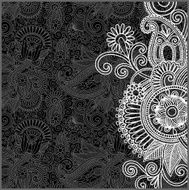 Floral Vintage design N3