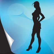 Portrait in silhouette N2