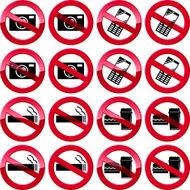Prohibited signs N4