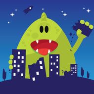 City eating monster !