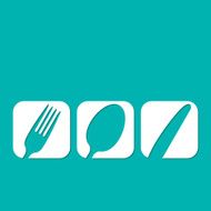 Restaurant menu design whit cutlery symbols N4