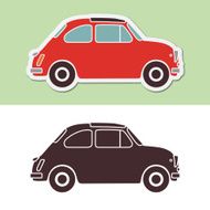 Old fashion italian car