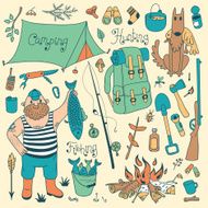 Fishing hunting camping set N4
