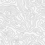 Topographic Map Seamless Pattern Vector Background