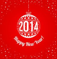 Happy new year greeting card N11