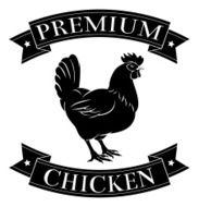 Premium chicken label