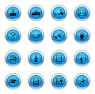 Blue Icons - College &amp; Students N2