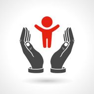 Baby Care Vector Symbol Family Concept N2